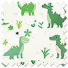 Dino Land, Lush Green - Roman Blind